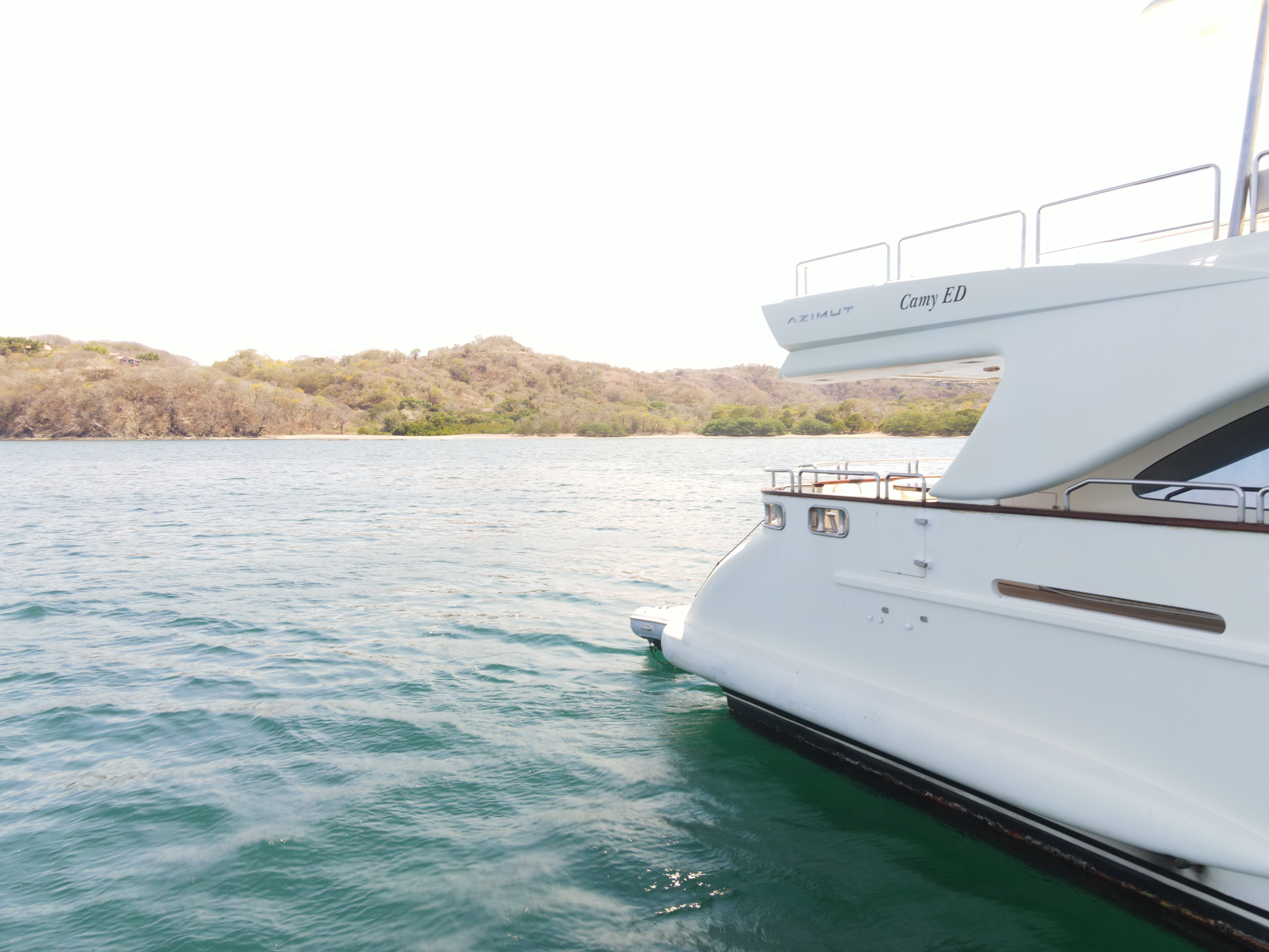 Stern view at anchor